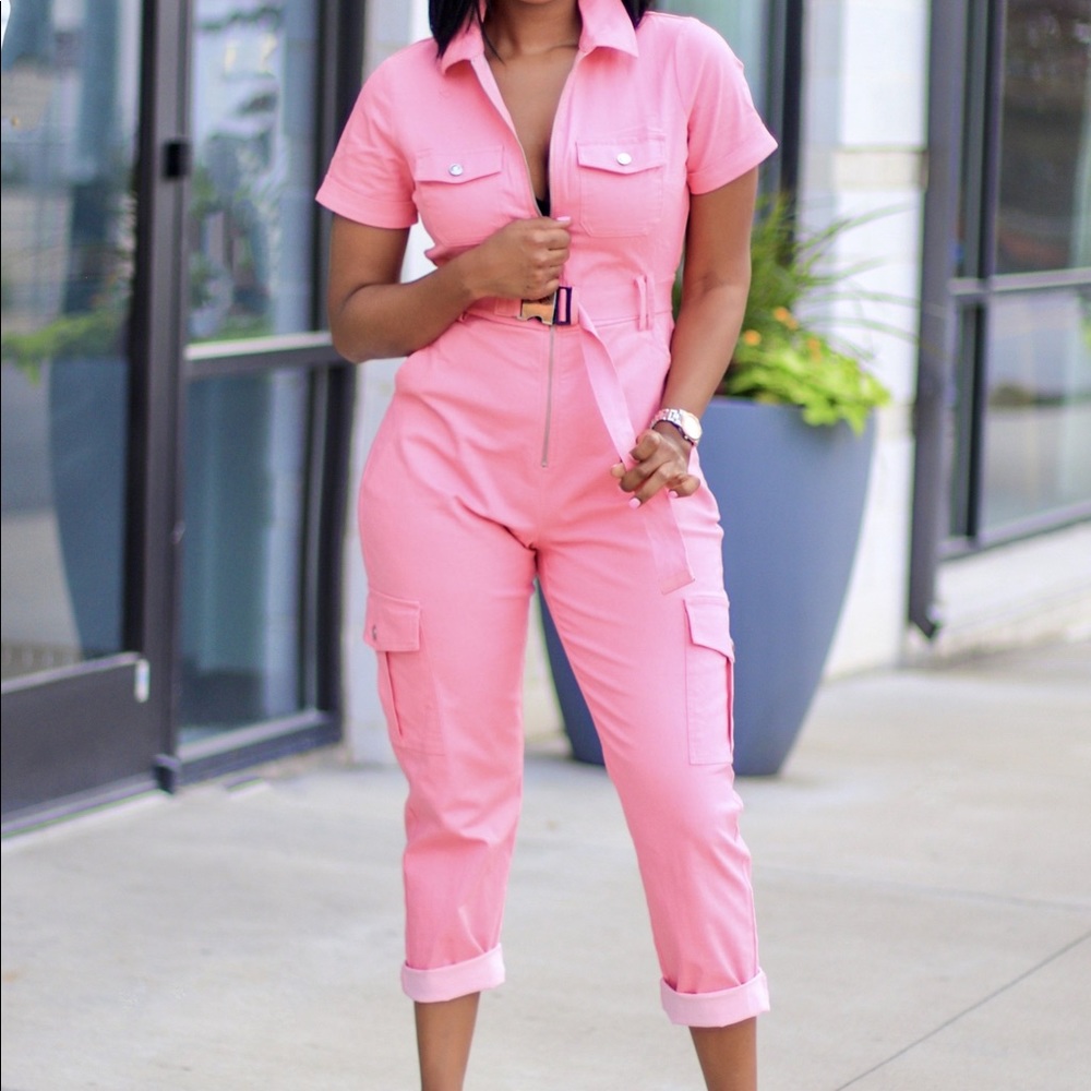 Pink Barbie Girl Jumpsuit